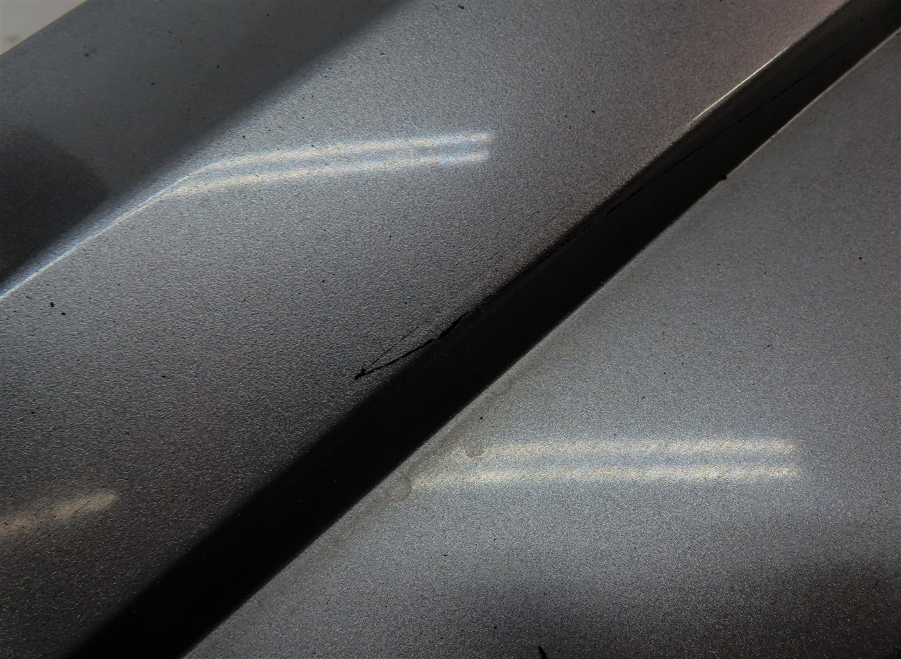 2016-2018 AUDI Q3 (8U) REAR LEFT DOOR LOWER MOULDING RUNNER TRIM (Silver) — exact item pictured